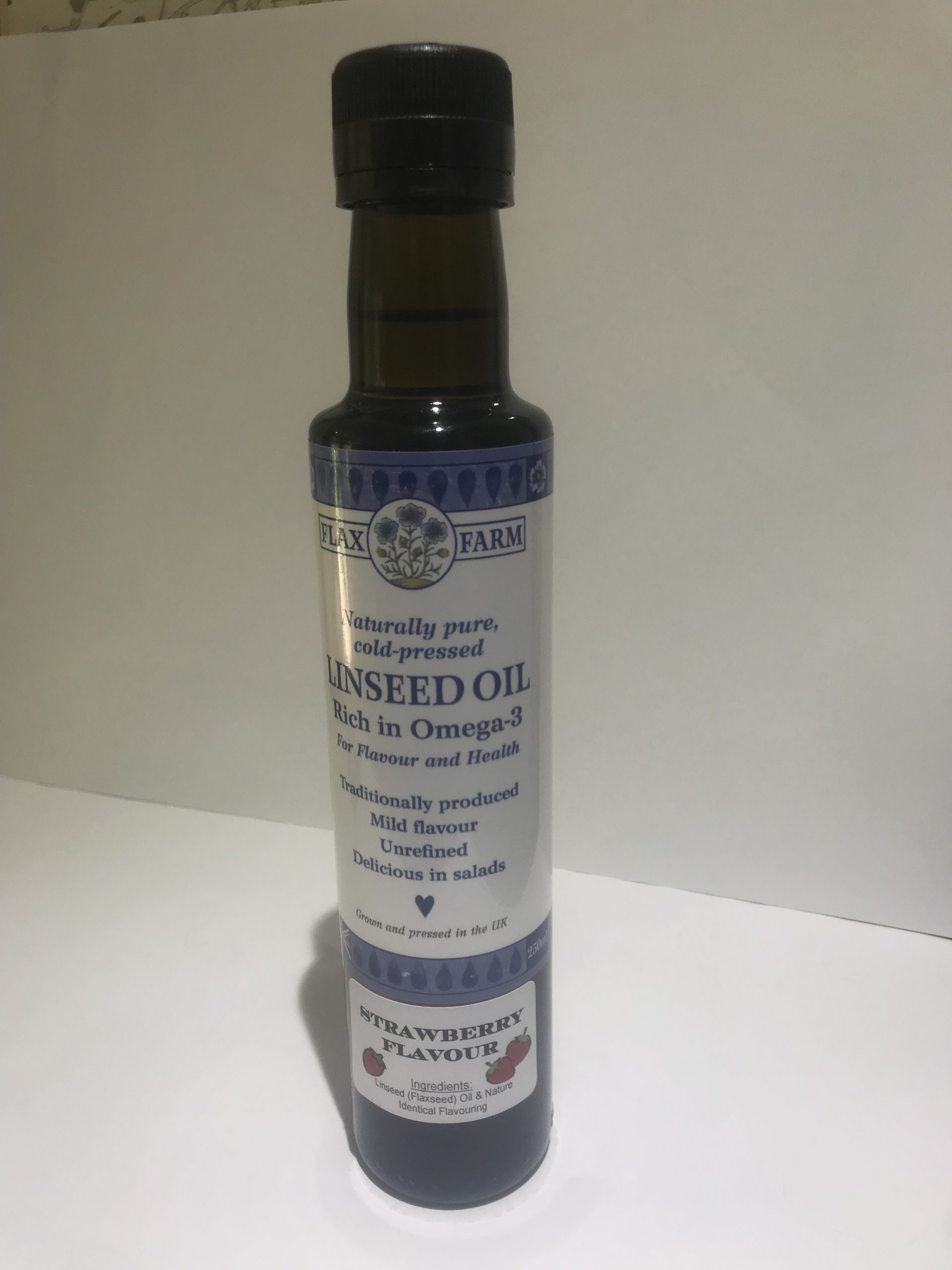 Strawberry Flavoured Flaxseed Oil 250ml